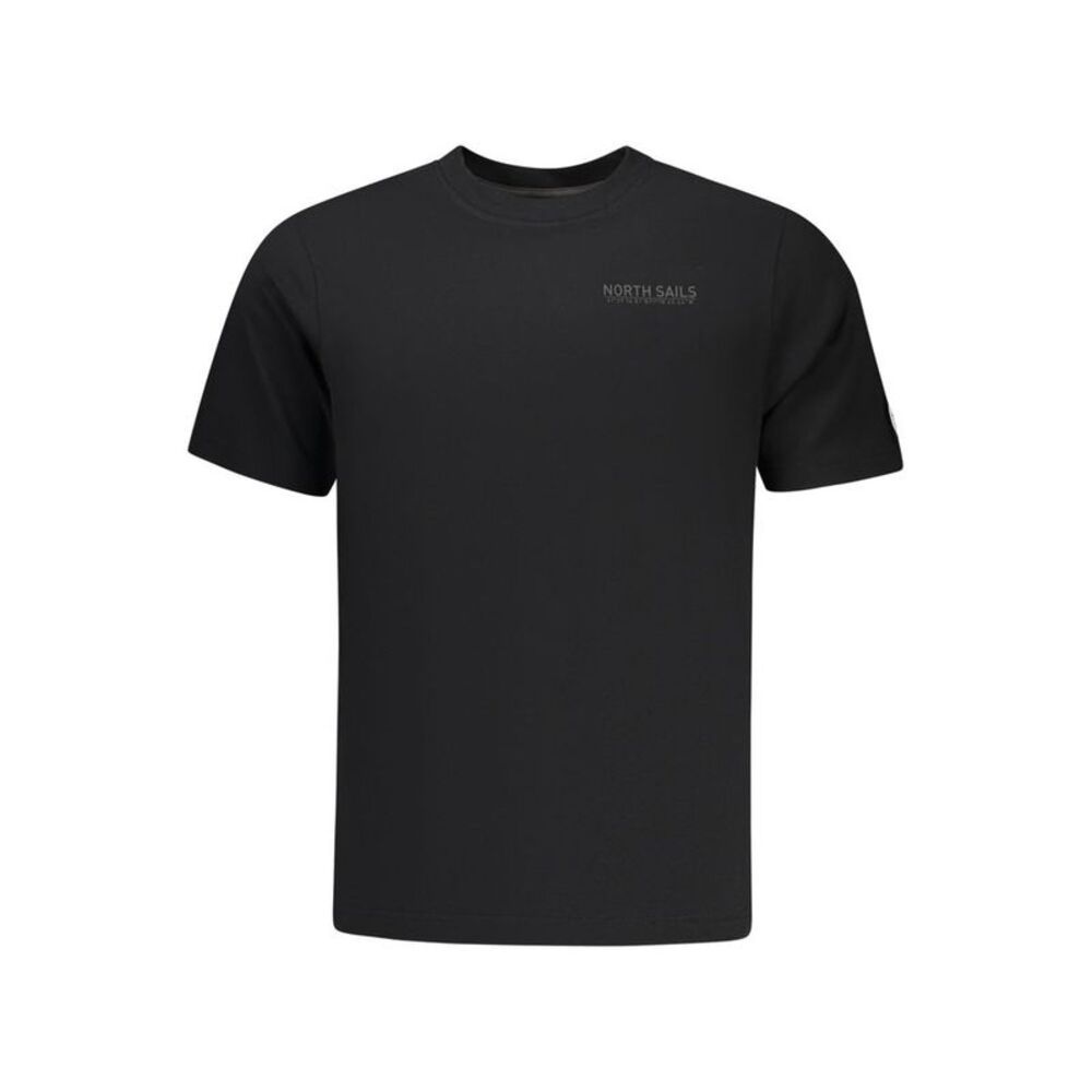 North Sails Black Cotton Men Men's T-Shirt